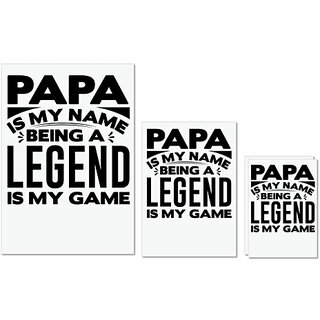 UDNAG Untearable Waterproof Stickers 155GSM 'Daddy | Papa' A4 x 1pc, A5 x 1pc & A6 x 2pc UDNAG Untearable Waterproof Stickers 155GSM 'Daddy | Papa' A4 x 1pc, A5 x 1pc & A6 x 2pc