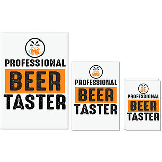 UDNAG Untearable Waterproof Stickers 155GSM 'Beer | Professional Beer' A4 x 1pc, A5 x 1pc & A6 x 2pc UDNAG Untearable Waterproof Stickers 155GSM 'Beer | Professional Beer' A4 x 1pc, A5 x 1pc & A6 x 2pc