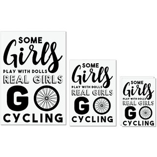 UDNAG Untearable Waterproof Stickers 155GSM 'Cycling | Some Girls Playing with Dolls' A4 x 1pc, A5 x 1pc & A6 x 2pc UDNAG Untearable Waterproof Stickers 155GSM 'Cycling | Some Girls Playing with Dolls' A4 x 1pc, A5 x 1pc & A6 x 2pc