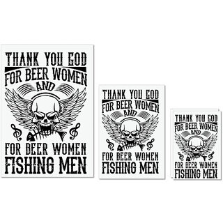 UDNAG Untearable Waterproof Stickers 155GSM 'Death | Thanks you' A4 x 1pc, A5 x 1pc & A6 x 2pc UDNAG Untearable Waterproof Stickers 155GSM 'Death | Thanks you' A4 x 1pc, A5 x 1pc & A6 x 2pc