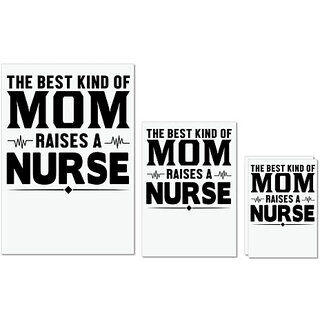 UDNAG Untearable Waterproof Stickers 155GSM 'Mother Nurse | he best kind of mom' A4 x 1pc, A5 x 1pc & A6 x 2pc UDNAG Untearable Waterproof Stickers 155GSM 'Mother Nurse | he best kind of mom' A4 x 1pc, A5 x 1pc & A6 x 2pc
