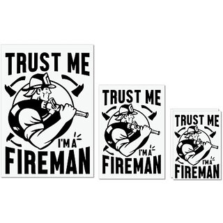 UDNAG Untearable Waterproof Stickers 155GSM 'Fireman | Trust me 2' A4 x 1pc, A5 x 1pc & A6 x 2pc UDNAG Untearable Waterproof Stickers 155GSM 'Fireman | Trust me 2' A4 x 1pc, A5 x 1pc & A6 x 2pc