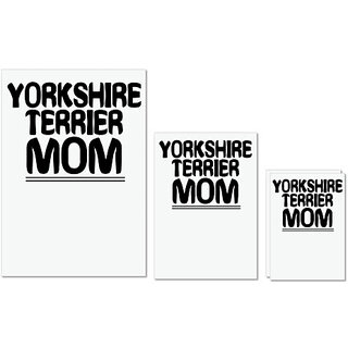 UDNAG Untearable Waterproof Stickers 155GSM 'Mother | yorkshire terrier' A4 x 1pc, A5 x 1pc & A6 x 2pc UDNAG Untearable Waterproof Stickers 155GSM 'Mother | yorkshire terrier' A4 x 1pc, A5 x 1pc & A6 x 2pc