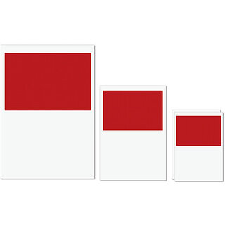 UDNAG Untearable Waterproof Stickers 155GSM '| Red Background' A4 x 1pc, A5 x 1pc & A6 x 2pc UDNAG Untearable Waterproof Stickers 155GSM '| Red Background' A4 x 1pc, A5 x 1pc & A6 x 2pc