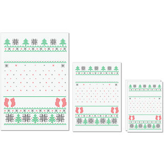 UDNAG Untearable Waterproof Stickers 155GSM 'Illustration | Template 45' A4 x 1pc, A5 x 1pc & A6 x 2pc UDNAG Untearable Waterproof Stickers 155GSM 'Illustration | Template 45' A4 x 1pc, A5 x 1pc & A6 x 2pc