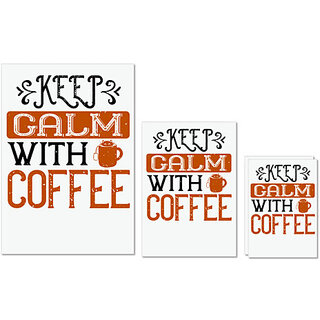UDNAG Untearable Waterproof Stickers 155GSM 'Coffee | keep calm with coffee' A4 x 1pc, A5 x 1pc & A6 x 2pc UDNAG Untearable Waterproof Stickers 155GSM 'Coffee | keep calm with coffee' A4 x 1pc, A5 x 1pc & A6 x 2pc