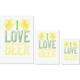 UDNAG Untearable Waterproof Stickers 155GSM 'Beer | i love beer copy' A4 x 1pc, A5 x 1pc & A6 x 2pc UDNAG Untearable Waterproof Stickers 155GSM 'Beer | i love beer copy' A4 x 1pc, A5 x 1pc & A6 x 2pc