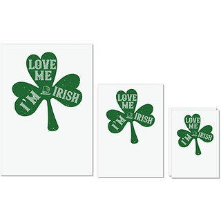 UDNAG Untearable Waterproof Stickers 155GSM 'Irish | love me im irish' A4 x 1pc, A5 x 1pc & A6 x 2pc UDNAG Untearable Waterproof Stickers 155GSM 'Irish | love me im irish' A4 x 1pc, A5 x 1pc & A6 x 2pc