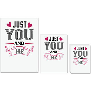UDNAG Untearable Waterproof Stickers 155GSM 'Love | just you and me' A4 x 1pc, A5 x 1pc & A6 x 2pc UDNAG Untearable Waterproof Stickers 155GSM 'Love | just you and me' A4 x 1pc, A5 x 1pc & A6 x 2pc
