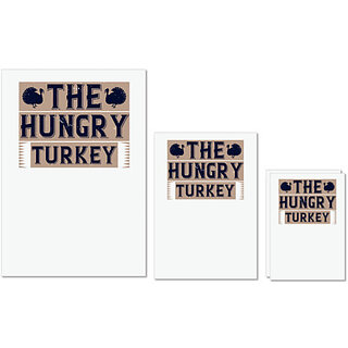 UDNAG Untearable Waterproof Stickers 155GSM 'Turkey | The hungry turkey' A4 x 1pc, A5 x 1pc & A6 x 2pc UDNAG Untearable Waterproof Stickers 155GSM 'Turkey | The hungry turkey' A4 x 1pc, A5 x 1pc & A6 x 2pc