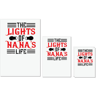 UDNAG Untearable Waterproof Stickers 155GSM 'Grand Father | 02 THE LIGHTS OF NANAS LIFE' A4 x 1pc, A5 x 1pc & A6 x 2pc UDNAG Untearable Waterproof Stickers 155GSM 'Grand Father | 02 THE LIGHTS OF NANAS LIFE' A4 x 1pc, A5 x 1pc & A6 x 2pc