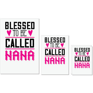 UDNAG Untearable Waterproof Stickers 155GSM 'Grand father | blessed to be called nana' A4 x 1pc, A5 x 1pc & A6 x 2pc UDNAG Untearable Waterproof Stickers 155GSM 'Grand father | blessed to be called nana' A4 x 1pc, A5 x 1pc & A6 x 2pc