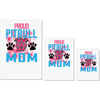 UDNAG Untearable Waterproof Stickers 155GSM 'Mother | proud pitbull mom' A4 x 1pc, A5 x 1pc & A6 x 2pc UDNAG Untearable Waterproof Stickers 155GSM 'Mother | proud pitbull mom' A4 x 1pc, A5 x 1pc & A6 x 2pc