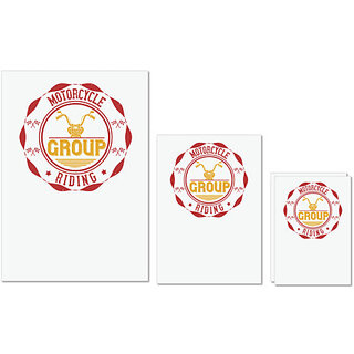 UDNAG Untearable Waterproof Stickers 155GSM 'Motorcycle | motorcycle group riding' A4 x 1pc, A5 x 1pc & A6 x 2pc UDNAG Untearable Waterproof Stickers 155GSM 'Motorcycle | motorcycle group riding' A4 x 1pc, A5 x 1pc & A6 x 2pc