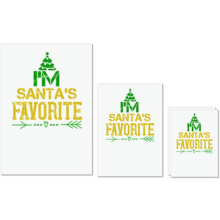 UDNAG Untearable Waterproof Stickers 155GSM 'Christmas | im santas favorite' A4 x 1pc, A5 x 1pc & A6 x 2pc UDNAG Untearable Waterproof Stickers 155GSM 'Christmas | im santas favorite' A4 x 1pc, A5 x 1pc & A6 x 2pc