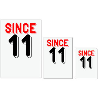 UDNAG Untearable Waterproof Stickers 155GSM 'Couple | since 11' A4 x 1pc, A5 x 1pc & A6 x 2pc UDNAG Untearable Waterproof Stickers 155GSM 'Couple | since 11' A4 x 1pc, A5 x 1pc & A6 x 2pc