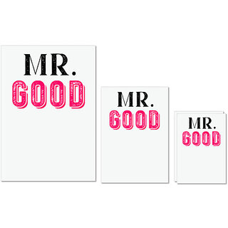 UDNAG Untearable Waterproof Stickers 155GSM 'Couple | Mr.Good' A4 x 1pc, A5 x 1pc & A6 x 2pc UDNAG Untearable Waterproof Stickers 155GSM 'Couple | Mr.Good' A4 x 1pc, A5 x 1pc & A6 x 2pc