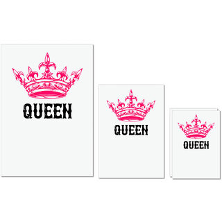 UDNAG Untearable Waterproof Stickers 155GSM 'Couple | Queen' A4 x 1pc, A5 x 1pc & A6 x 2pc UDNAG Untearable Waterproof Stickers 155GSM 'Couple | Queen' A4 x 1pc, A5 x 1pc & A6 x 2pc