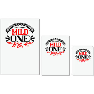                       UDNAG Untearable Waterproof Stickers 155GSM 'Couple | mild one' A4 x 1pc, A5 x 1pc & A6 x 2pc                                              