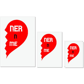 UDNAG Untearable Waterproof Stickers 155GSM 'Couple | partner in crime 2' A4 x 1pc, A5 x 1pc & A6 x 2pc UDNAG Untearable Waterproof Stickers 155GSM 'Couple | partner in crime 2' A4 x 1pc, A5 x 1pc & A6 x 2pc