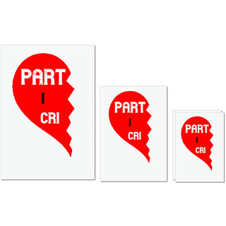 UDNAG Untearable Waterproof Stickers 155GSM 'Couple | partner in crime,' A4 x 1pc, A5 x 1pc & A6 x 2pc UDNAG Untearable Waterproof Stickers 155GSM 'Couple | partner in crime,' A4 x 1pc, A5 x 1pc & A6 x 2pc