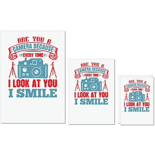 UDNAG Untearable Waterproof Stickers 155GSM 'Cameraman | ARE YOU A CAMERA BECAUSE' A4 x 1pc, A5 x 1pc & A6 x 2pc UDNAG Untearable Waterproof Stickers 155GSM 'Cameraman | ARE YOU A CAMERA BECAUSE' A4 x 1pc, A5 x 1pc & A6 x 2pc