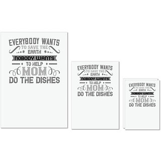 UDNAG Untearable Waterproof Stickers 155GSM 'Mother | Everybody wants' A4 x 1pc, A5 x 1pc & A6 x 2pc UDNAG Untearable Waterproof Stickers 155GSM 'Mother | Everybody wants' A4 x 1pc, A5 x 1pc & A6 x 2pc