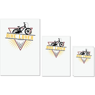 UDNAG Untearable Waterproof Stickers 155GSM 'Rider | bike lover' A4 x 1pc, A5 x 1pc & A6 x 2pc UDNAG Untearable Waterproof Stickers 155GSM 'Rider | bike lover' A4 x 1pc, A5 x 1pc & A6 x 2pc