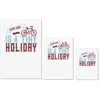UDNAG Untearable Waterproof Stickers 155GSM 'Holiday | every ride is atiny holiday' A4 x 1pc, A5 x 1pc & A6 x 2pc UDNAG Untearable Waterproof Stickers 155GSM 'Holiday | every ride is atiny holiday' A4 x 1pc, A5 x 1pc & A6 x 2pc
