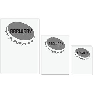 UDNAG Untearable Waterproof Stickers 155GSM 'BREWERY | BREWERY' A4 x 1pc, A5 x 1pc & A6 x 2pc UDNAG Untearable Waterproof Stickers 155GSM 'BREWERY | BREWERY' A4 x 1pc, A5 x 1pc & A6 x 2pc