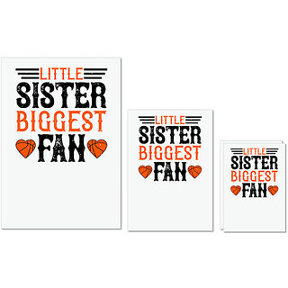 UDNAG Untearable Waterproof Stickers 155GSM 'Sister | Little sister, biggest fan' A4 x 1pc, A5 x 1pc & A6 x 2pc UDNAG Untearable Waterproof Stickers 155GSM 'Sister | Little sister, biggest fan' A4 x 1pc, A5 x 1pc & A6 x 2pc