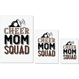 UDNAG Untearable Waterproof Stickers 155GSM 'Mother | Cheer mo squad' A4 x 1pc, A5 x 1pc & A6 x 2pc UDNAG Untearable Waterproof Stickers 155GSM 'Mother | Cheer mo squad' A4 x 1pc, A5 x 1pc & A6 x 2pc