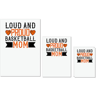 UDNAG Untearable Waterproof Stickers 155GSM 'Mother | Loud & proud basketball mom' A4 x 1pc, A5 x 1pc & A6 x 2pc UDNAG Untearable Waterproof Stickers 155GSM 'Mother | Loud & proud basketball mom' A4 x 1pc, A5 x 1pc & A6 x 2pc