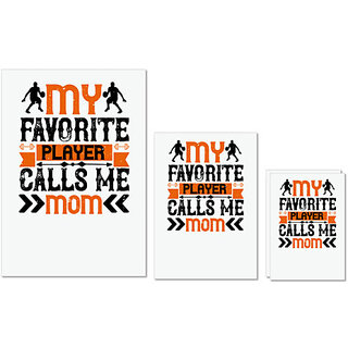 UDNAG Untearable Waterproof Stickers 155GSM 'Mother | My favorite player calls me mom' A4 x 1pc, A5 x 1pc & A6 x 2pc UDNAG Untearable Waterproof Stickers 155GSM 'Mother | My favorite player calls me mom' A4 x 1pc, A5 x 1pc & A6 x 2pc