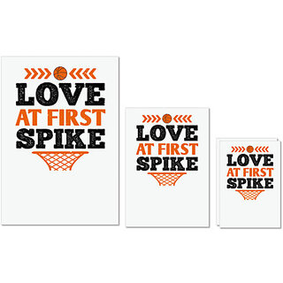 UDNAG Untearable Waterproof Stickers 155GSM 'Love | Love at first spike' A4 x 1pc, A5 x 1pc & A6 x 2pc UDNAG Untearable Waterproof Stickers 155GSM 'Love | Love at first spike' A4 x 1pc, A5 x 1pc & A6 x 2pc