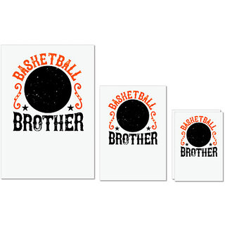 UDNAG Untearable Waterproof Stickers 155GSM 'Basketball | Basketball brother' A4 x 1pc, A5 x 1pc & A6 x 2pc UDNAG Untearable Waterproof Stickers 155GSM 'Basketball | Basketball brother' A4 x 1pc, A5 x 1pc & A6 x 2pc