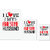 UDNAG Untearable Waterproof Stickers 155GSM 'Husband | i love my awesome husband' A4 x 1pc, A5 x 1pc & A6 x 2pc