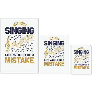 UDNAG Untearable Waterproof Stickers 155GSM 'Music | Without' A4 x 1pc, A5 x 1pc & A6 x 2pc UDNAG Untearable Waterproof Stickers 155GSM 'Music | Without' A4 x 1pc, A5 x 1pc & A6 x 2pc