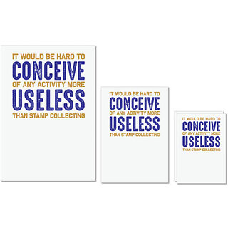 UDNAG Untearable Waterproof Stickers 155GSM 'Stamp collector | It would' A4 x 1pc, A5 x 1pc & A6 x 2pc UDNAG Untearable Waterproof Stickers 155GSM 'Stamp collector | It would' A4 x 1pc, A5 x 1pc & A6 x 2pc