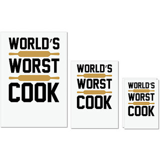 UDNAG Untearable Waterproof Stickers 155GSM 'Cooking | World' A4 x 1pc, A5 x 1pc & A6 x 2pc UDNAG Untearable Waterproof Stickers 155GSM 'Cooking | World' A4 x 1pc, A5 x 1pc & A6 x 2pc