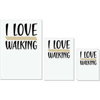 UDNAG Untearable Waterproof Stickers 155GSM 'Walking | I love copy 5' A4 x 1pc, A5 x 1pc & A6 x 2pc UDNAG Untearable Waterproof Stickers 155GSM 'Walking | I love copy 5' A4 x 1pc, A5 x 1pc & A6 x 2pc