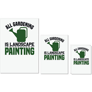 UDNAG Untearable Waterproof Stickers 155GSM 'Garden | All gardening' A4 x 1pc, A5 x 1pc & A6 x 2pc UDNAG Untearable Waterproof Stickers 155GSM 'Garden | All gardening' A4 x 1pc, A5 x 1pc & A6 x 2pc