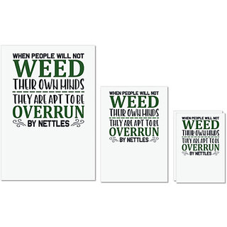 UDNAG Untearable Waterproof Stickers 155GSM 'Garden | When people' A4 x 1pc, A5 x 1pc & A6 x 2pc UDNAG Untearable Waterproof Stickers 155GSM 'Garden | When people' A4 x 1pc, A5 x 1pc & A6 x 2pc