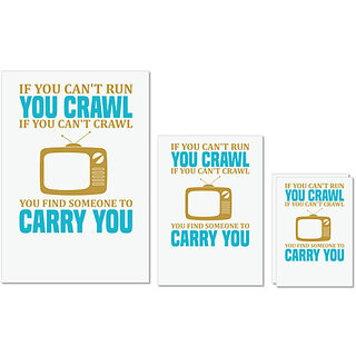 UDNAG Untearable Waterproof Stickers 155GSM 'TV | If you' A4 x 1pc, A5 x 1pc & A6 x 2pc UDNAG Untearable Waterproof Stickers 155GSM 'TV | If you' A4 x 1pc, A5 x 1pc & A6 x 2pc