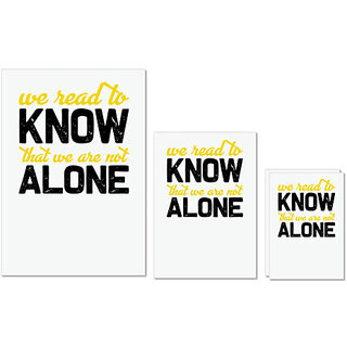 UDNAG Untearable Waterproof Stickers 155GSM 'Books | We read' A4 x 1pc, A5 x 1pc & A6 x 2pc UDNAG Untearable Waterproof Stickers 155GSM 'Books | We read' A4 x 1pc, A5 x 1pc & A6 x 2pc