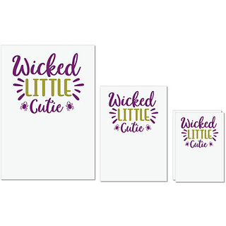 UDNAG Untearable Waterproof Stickers 155GSM 'Halloween | Wicked Little Monster copy' A4 x 1pc, A5 x 1pc & A6 x 2pc UDNAG Untearable Waterproof Stickers 155GSM 'Halloween | Wicked Little Monster copy' A4 x 1pc, A5 x 1pc & A6 x 2pc
