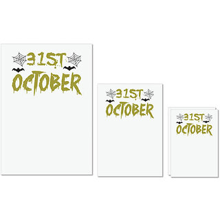 UDNAG Untearable Waterproof Stickers 155GSM 'Halloween | October 31st copy' A4 x 1pc, A5 x 1pc & A6 x 2pc UDNAG Untearable Waterproof Stickers 155GSM 'Halloween | October 31st copy' A4 x 1pc, A5 x 1pc & A6 x 2pc