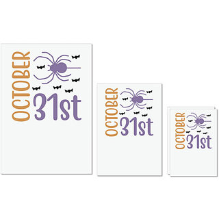 UDNAG Untearable Waterproof Stickers 155GSM 'Halloween | October 31st' A4 x 1pc, A5 x 1pc & A6 x 2pc UDNAG Untearable Waterproof Stickers 155GSM 'Halloween | October 31st' A4 x 1pc, A5 x 1pc & A6 x 2pc