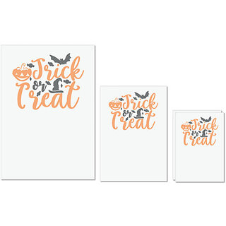 UDNAG Untearable Waterproof Stickers 155GSM 'Halloween | Trick or Treat_2' A4 x 1pc, A5 x 1pc & A6 x 2pc UDNAG Untearable Waterproof Stickers 155GSM 'Halloween | Trick or Treat_2' A4 x 1pc, A5 x 1pc & A6 x 2pc