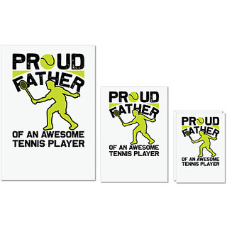 UDNAG Untearable Waterproof Stickers 155GSM 'Tennis | Proud copy' A4 x 1pc, A5 x 1pc & A6 x 2pc UDNAG Untearable Waterproof Stickers 155GSM 'Tennis | Proud copy' A4 x 1pc, A5 x 1pc & A6 x 2pc
